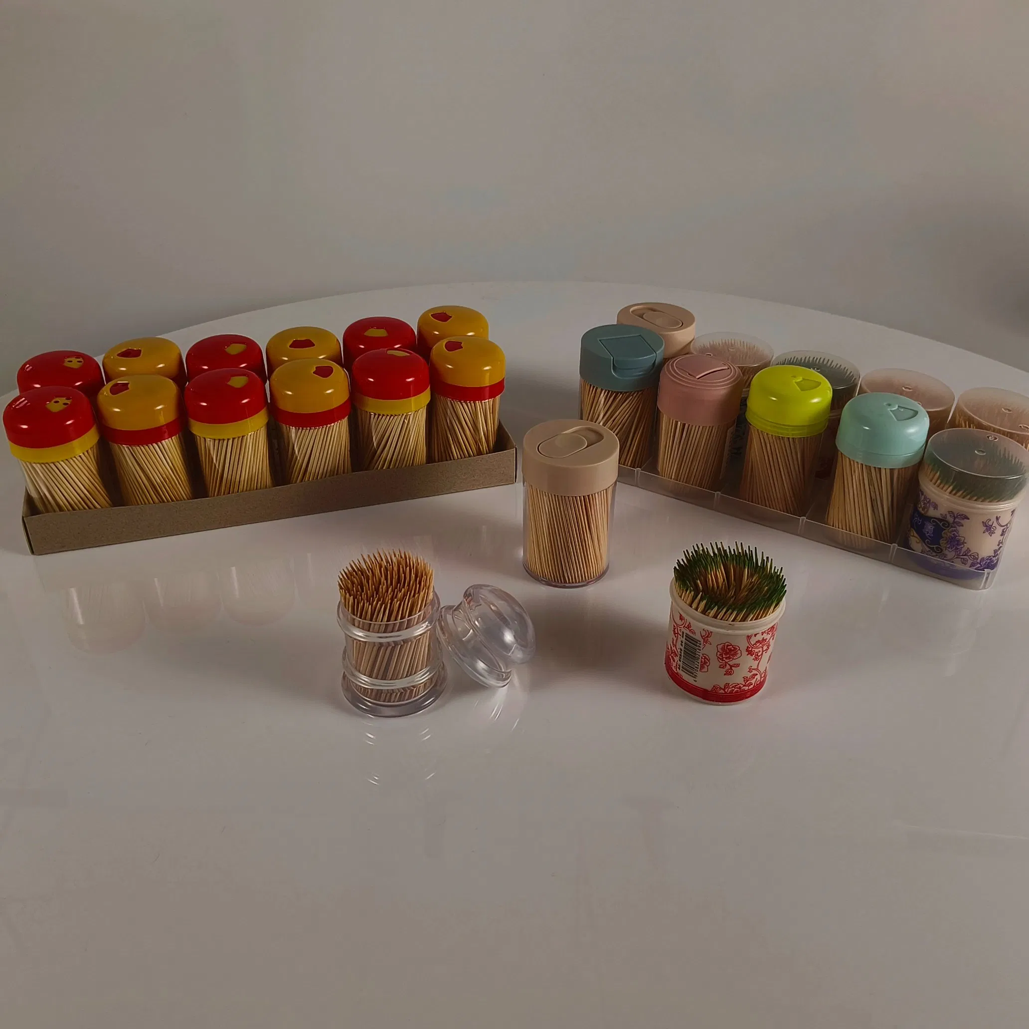Disposable Birch Wood Toothpicks Strong and Safe Bulk Packaging for Restaurants and Catering