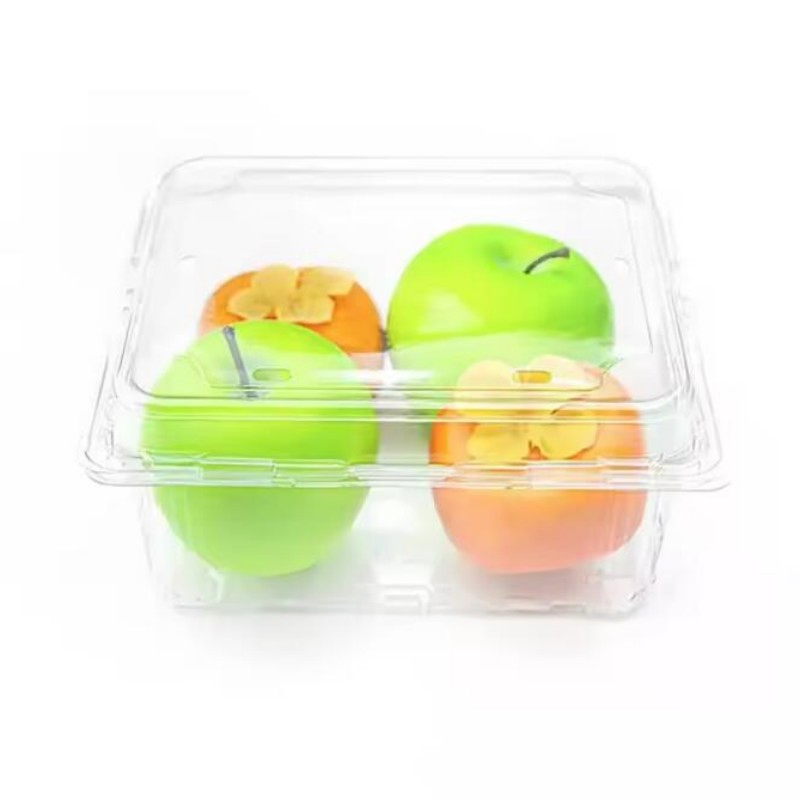 Transparent Pet Fruit Box Food Tray for Vegetable/Meat