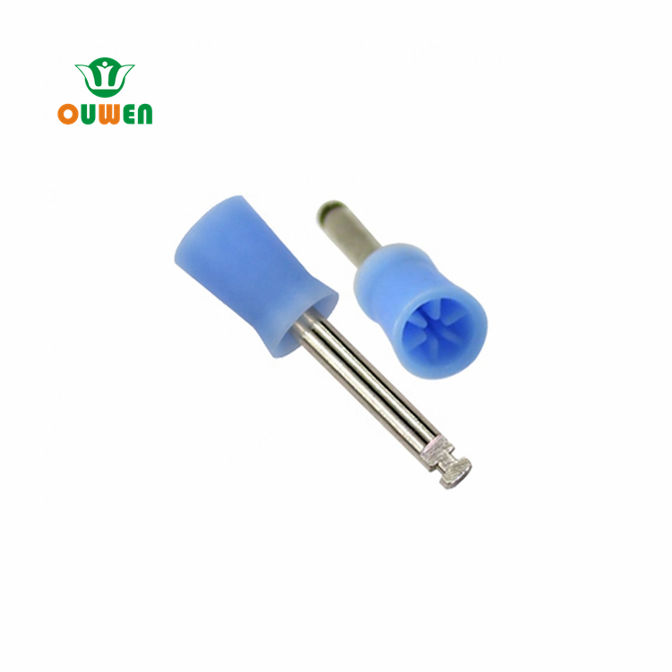Ouwen Manufacture N-B-1 Six Pages Blue Hard Dental Prophy Polishing Cup