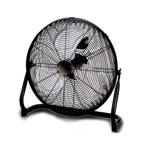 20 Inch Hiqh Velocity Floor Fan 3 Powerful Speeds / Cooling Metal Fan