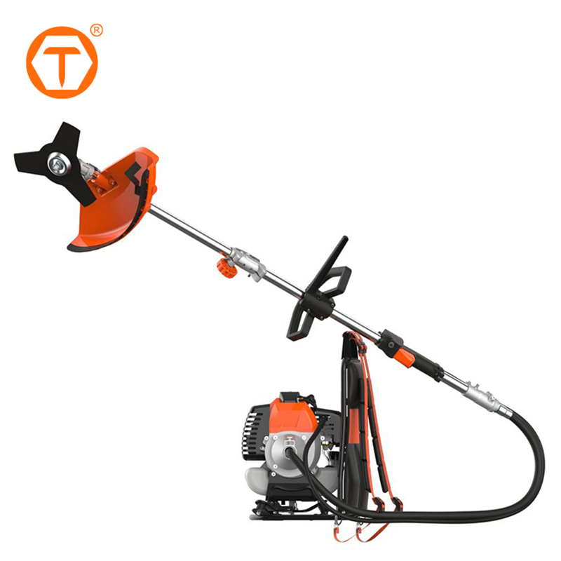 Backpack 2 Stroke Gas Power Lawn Grass String Trimmer Weed Wacker Weed Eater Gasoline Petrol Brush Cutter for Garden Backpack