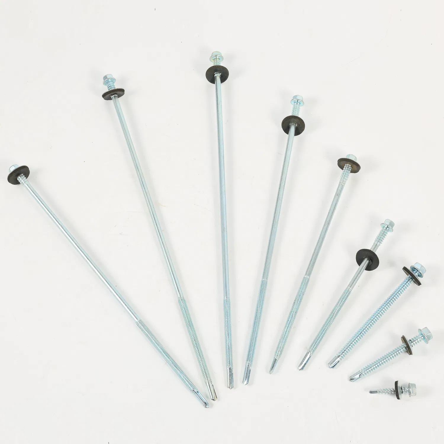 13mm-150mm Hex Galvanized Roofing Nail Self Drilling Screw for Metal