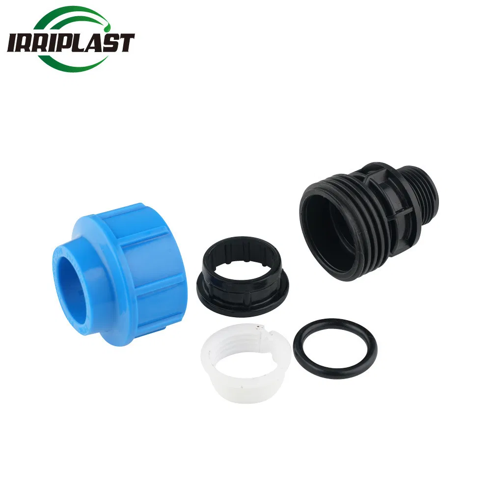 Easy to Load and Unload High Performance HDPE Pipe PP Compression Fittings