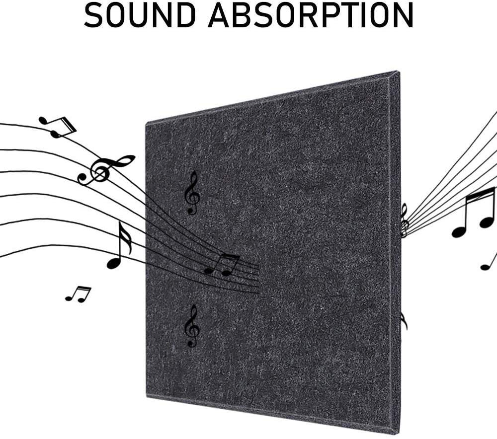 24mm High Density Fire Retardant Noise Absorption Pet Polyester Fiber Felt Acoustic Panel