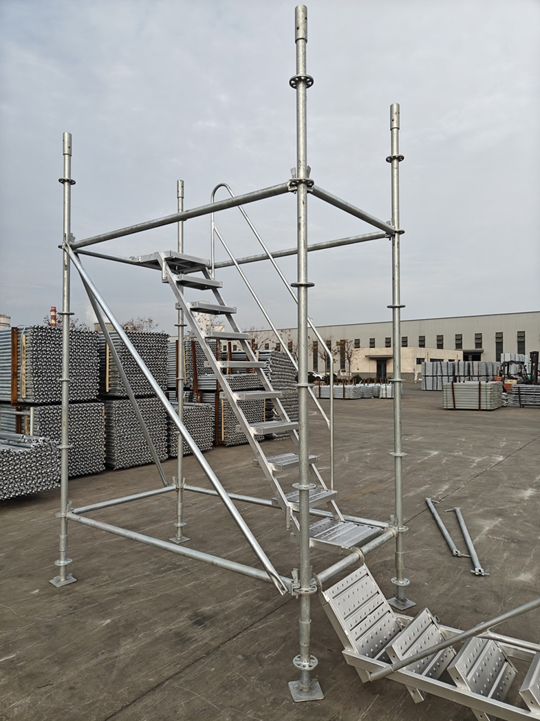Customizable Steel Scaffold Stairs Safe Stable for Outdoor Construction Use