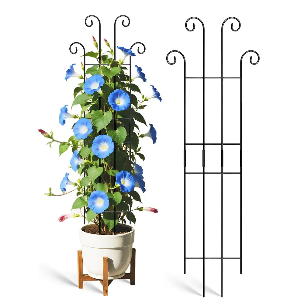 Custom Metal Garden Trellis Potted Plant Support for Indoor Outdoor Decoration