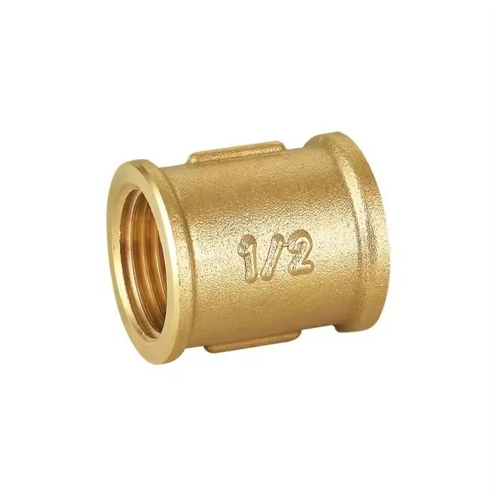 Customizable Copper Brass Internal Threaded Screw Joint Coupling 1/2"-1"