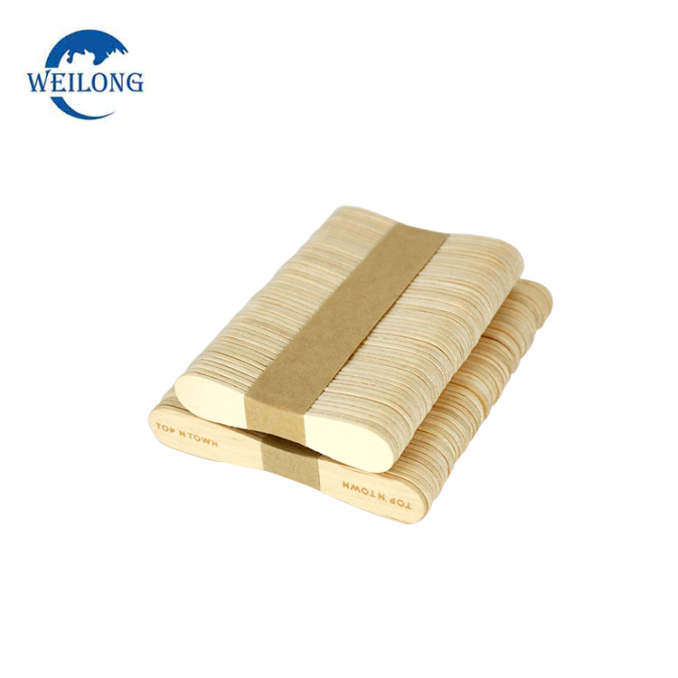 Made in China Birch Wood Natural Color Ice Cream Spoon