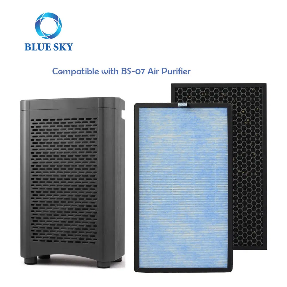 BS07 High-Efficiency H13 HEPA Filter 3-in-1 Activated Carbon Filter Replacement for Partu BS-07 Air Purifier