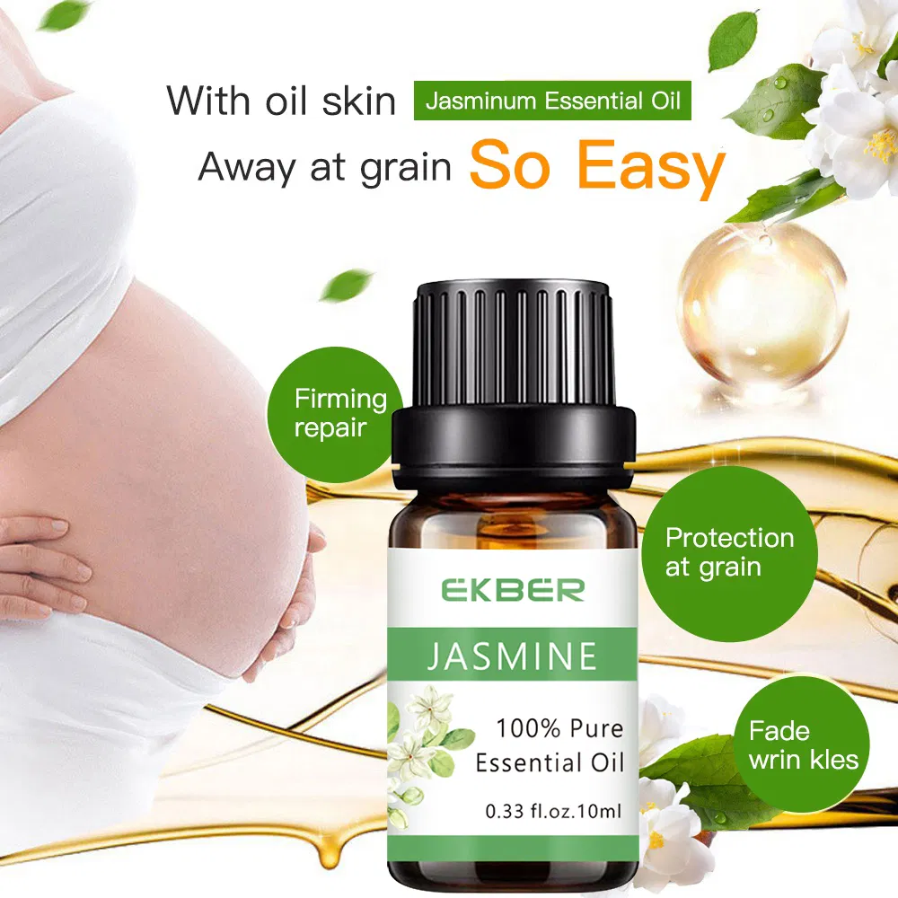 Wholesale 100% Pure Hair Face Body Massage Stretch Marks Remove Aromatherapy Dispenser Jasmine Essential Oil Fragrance