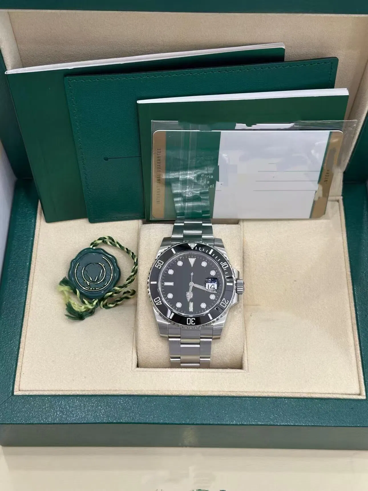 Latest 904L Stainless Steel Mechanical Watch 3235 Movement Waterproof Luminous Ceramic Bezel Diving Luminous Watch