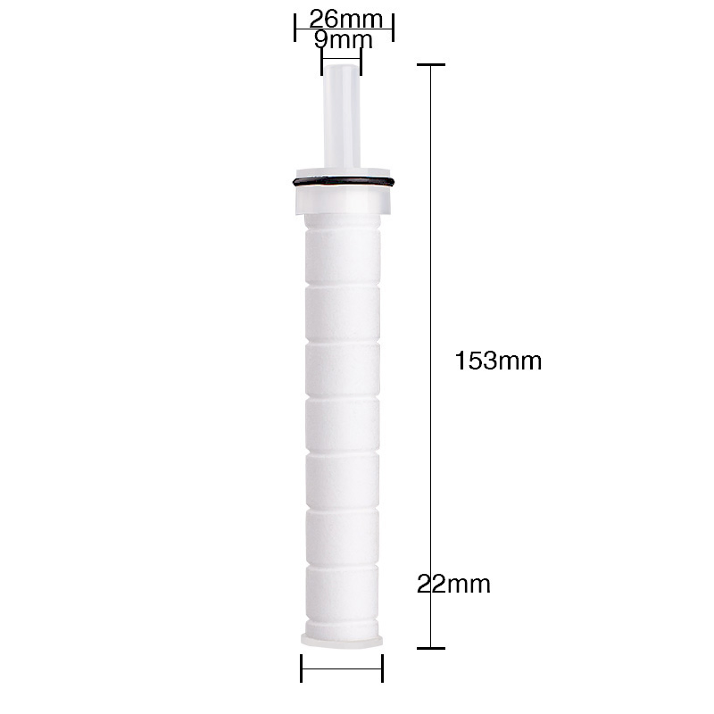Shower Head Filters 3.7 Inch PP Cotton Filter Cartridge Filter High Pressure Handheld Fan Shower Heads Filter for Detachable Propeller PP Cotton Filter