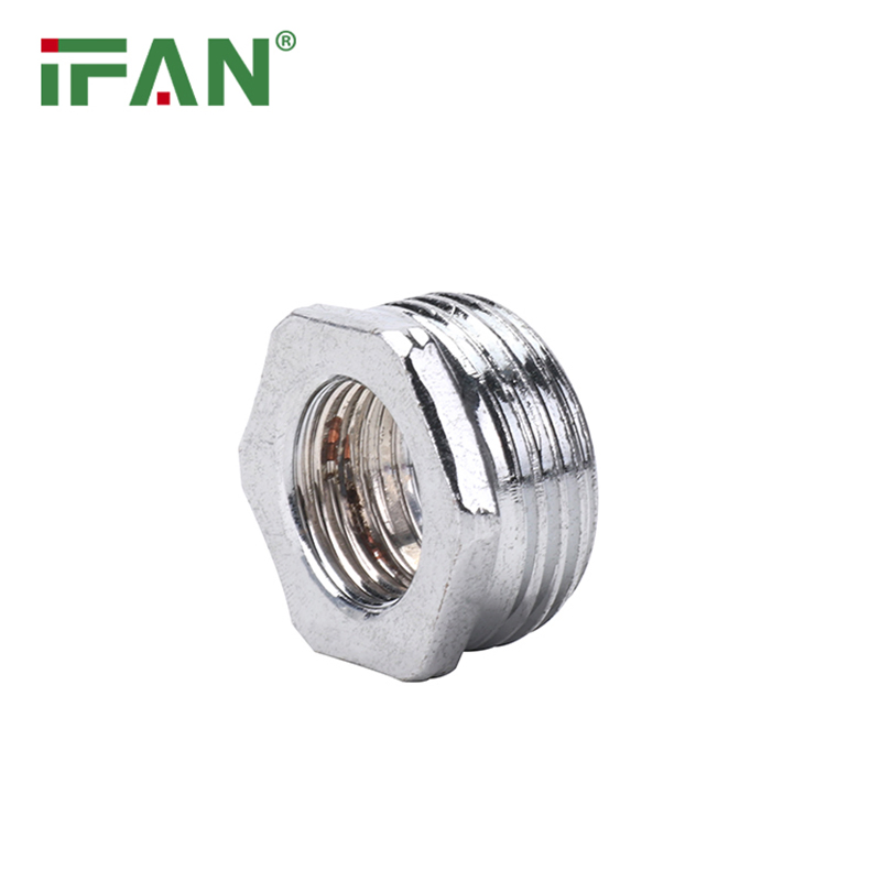 Ifan Good Quality 1/2"-2" Silver Bushing Brass Pipe Fittings