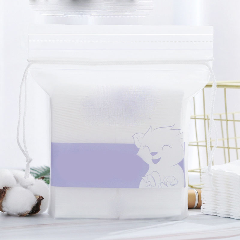 Wholesale Double-Sided Water-Saving Facial Wet Compress Cotton Pads