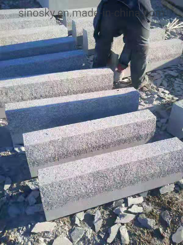 Chinese Natural Grey Granite Kerbstone for Road/Parking/Garden/Landscaping