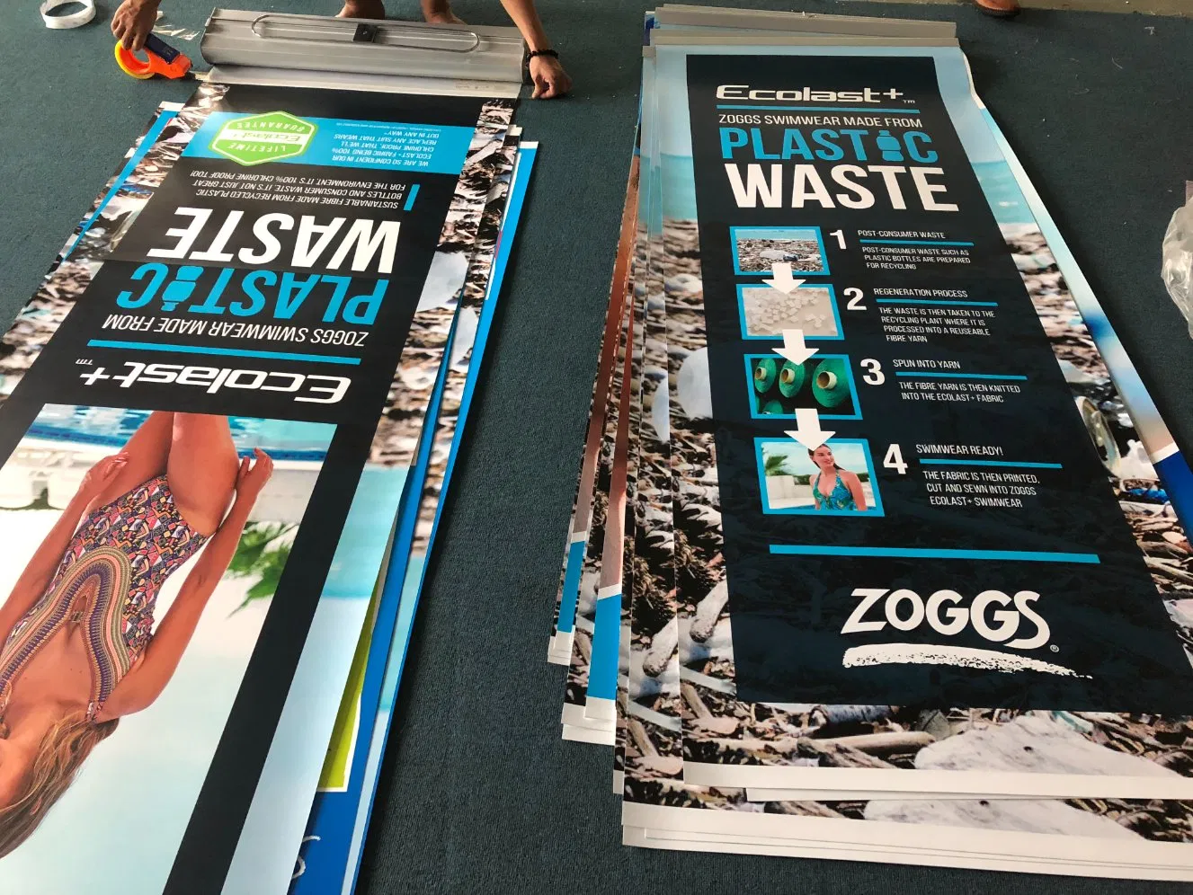 Custom Roll up Logo Printing Brand Paper Retractable Banner