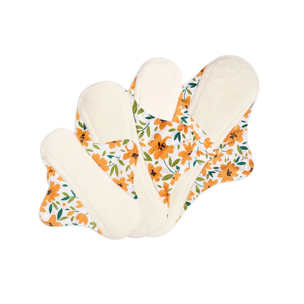 Manufactory Direct Sale of Biodegradable Bamboo Sanitary Napkins for Women Menstrual Lady Sanitary Pads