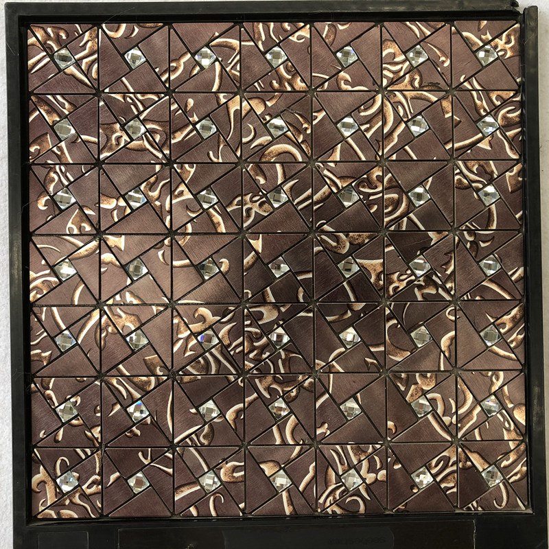 Алюминиевая мозаика Hexagon для ванной, 30x30 см