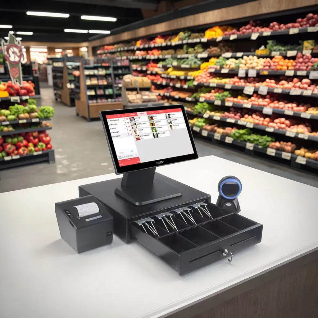 15.6 Inch Double Touch Screen Cashier Machine POS System POS Terminal