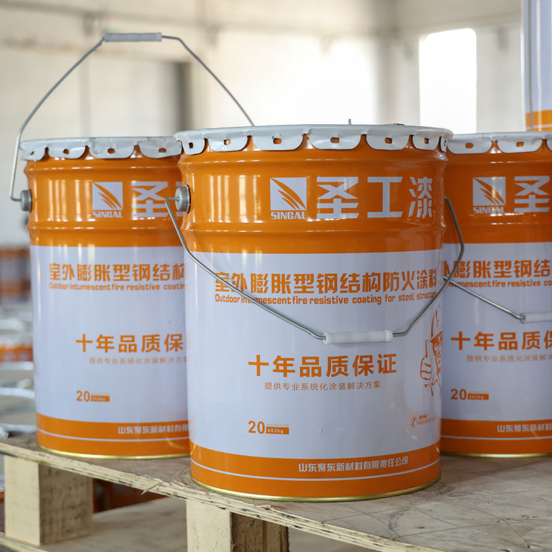 Durable Outdoor Ultra-Thin Intumescent (Oil-based) Fireproof Coating for Steel Structures