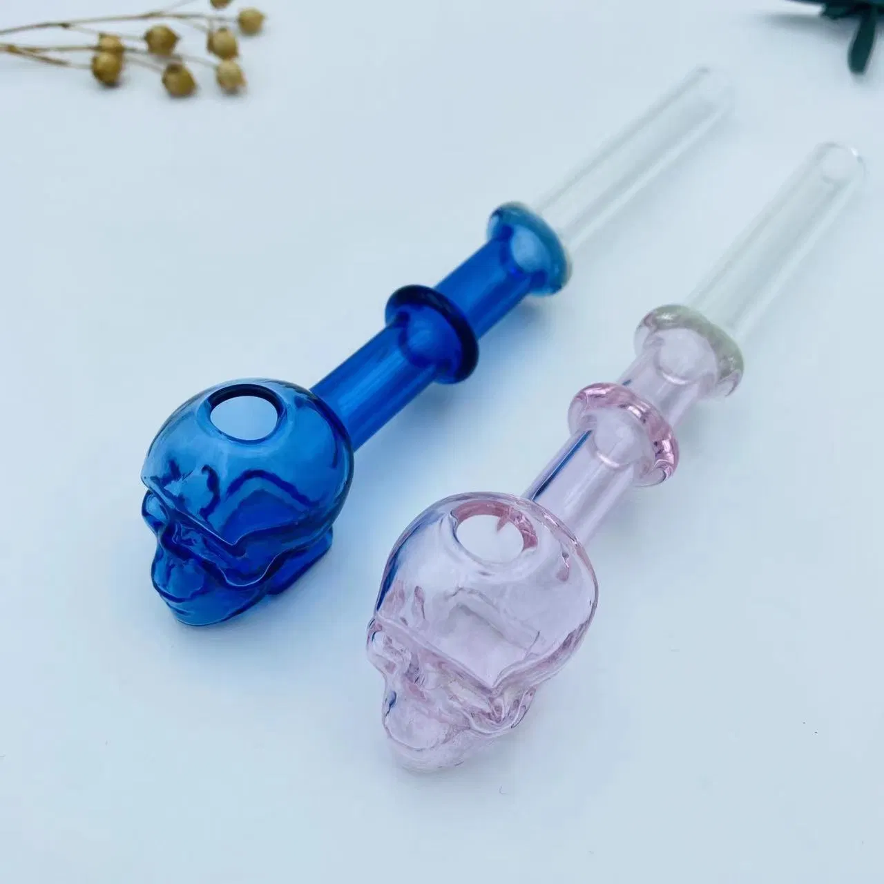 Cheap Galss Colors Smoking Pipe Pyrex Hand Make Glass Oil Burner Pipe