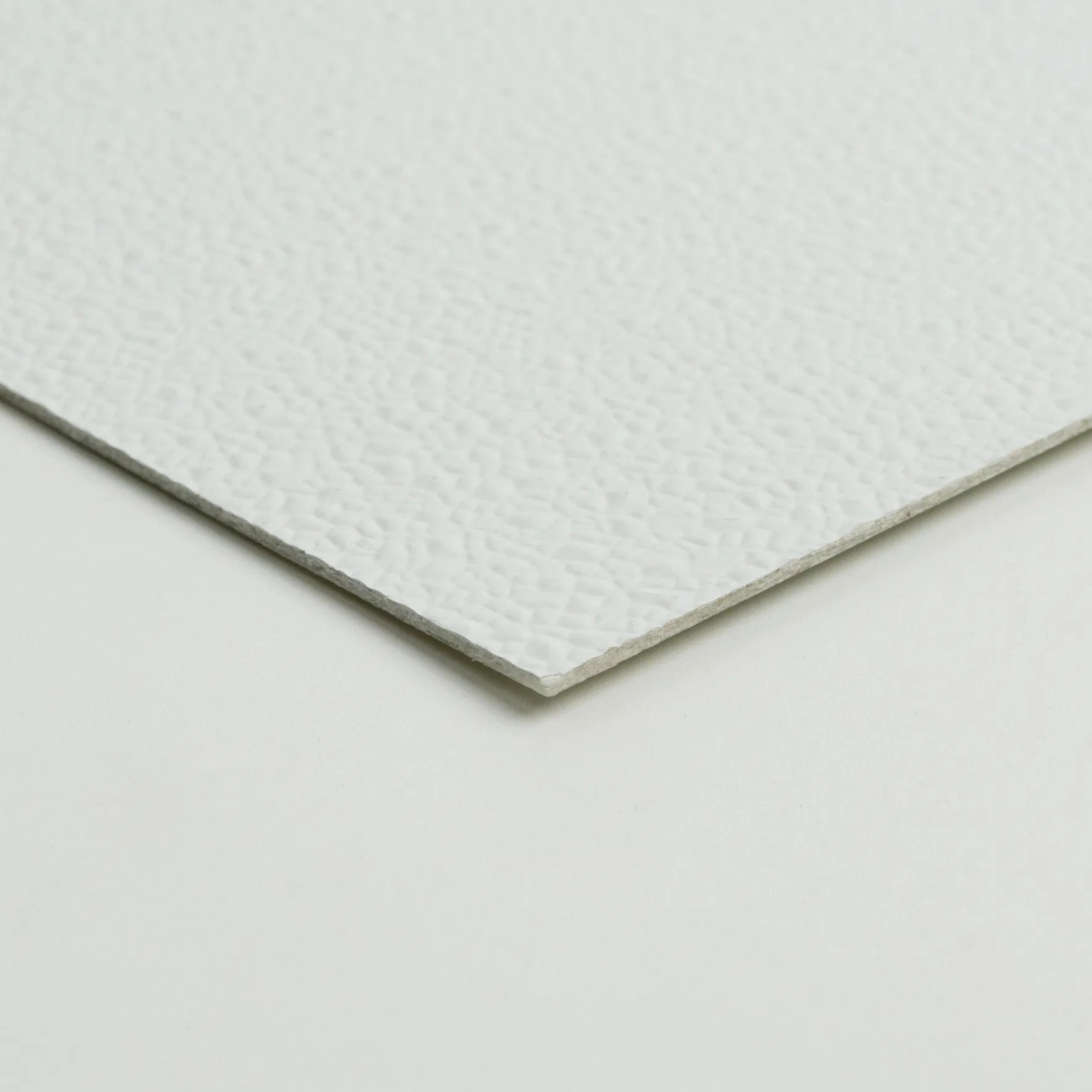 White Color FRP Sheet Wall Panels Surface Decoration Pebble Pattern