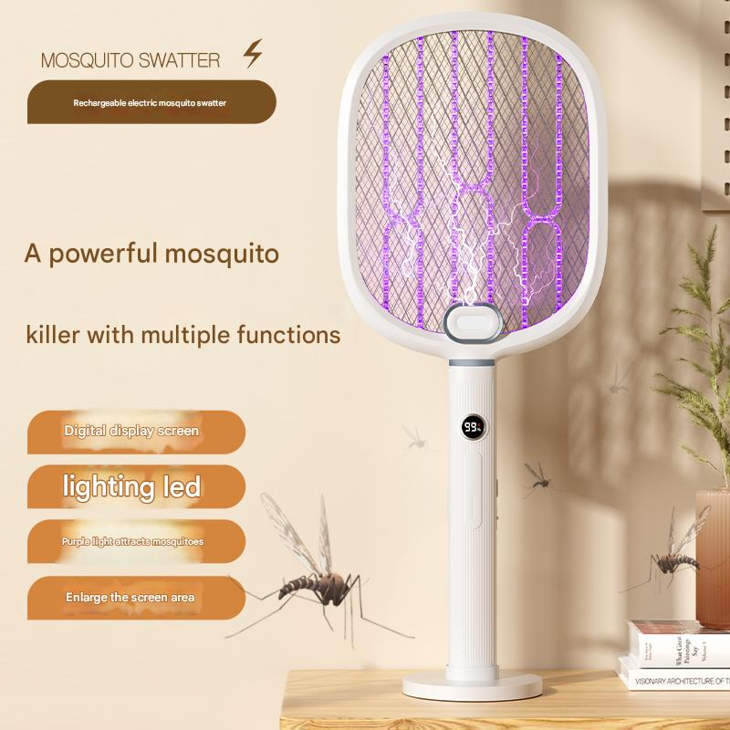 Factory Handheld Mosquito Bat Rechargeable Electric Fly Mosquito Killer Lamp Swatter Bug Zapper Racket Mosquito Repellent Swatter