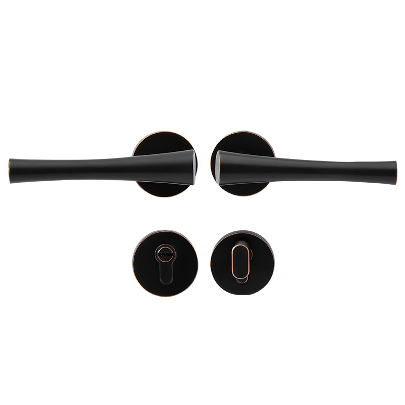 Zinc Alloy Door Hardware Lock Handle on Rosettes for Doors (SN-3) 5% off