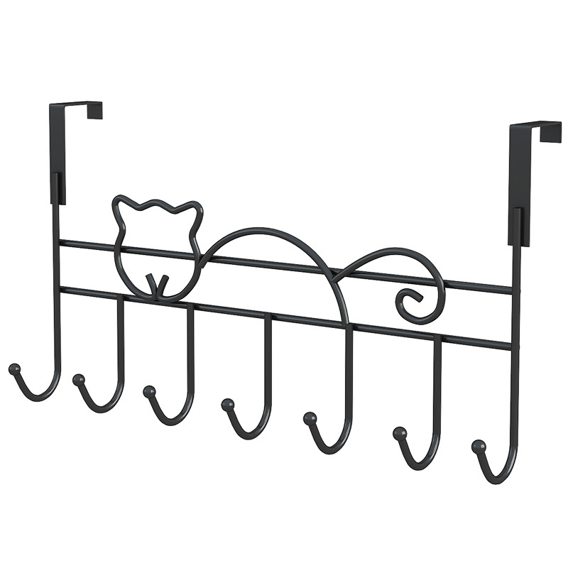 Factory Direct Sales Convenient Detachable Door Hook Punch-Free Coat Hat Bag Clothes Storage Rack