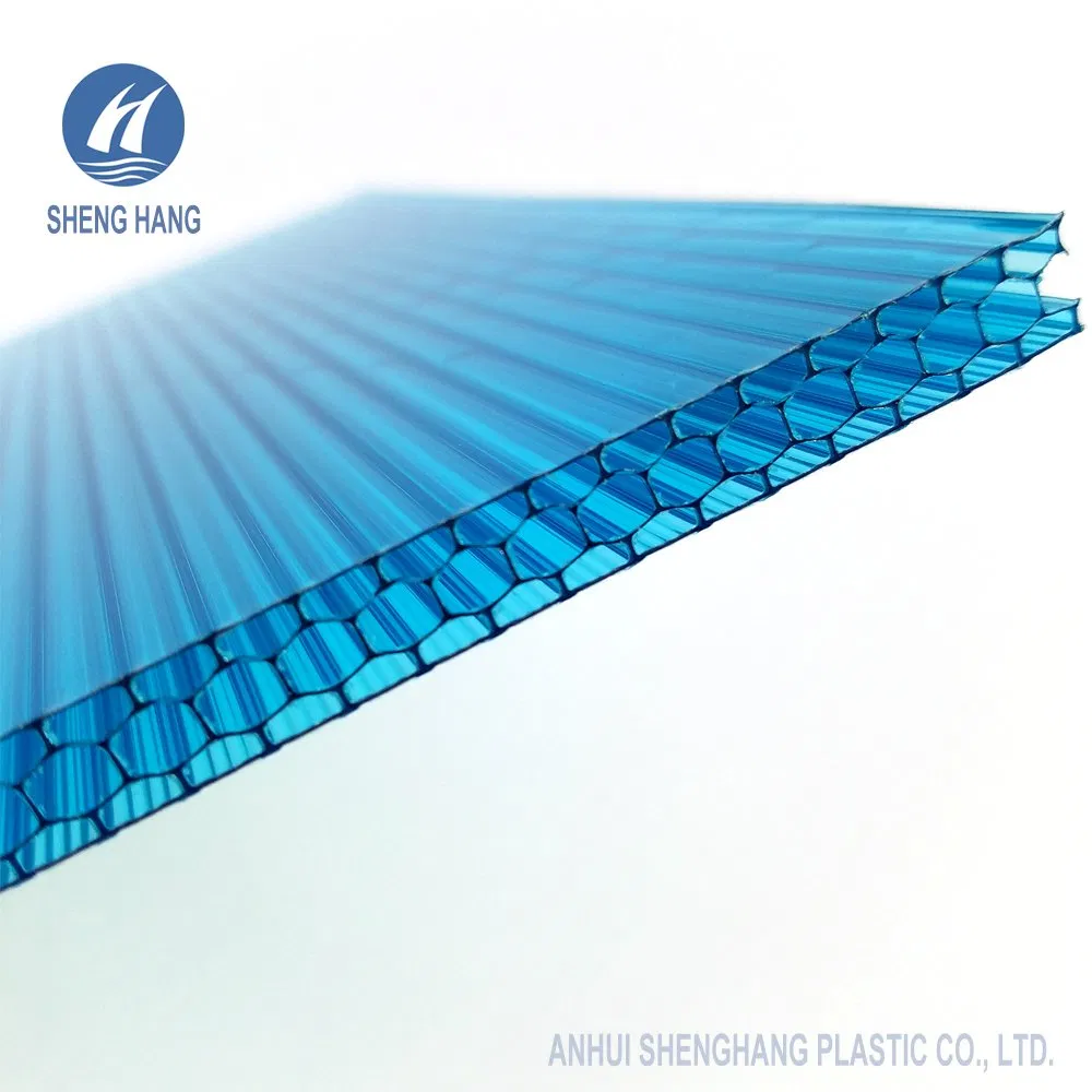 UV Resistance Plastic Honeycomb Panel Multi-Wall Polycarbonate Cellular Sheet