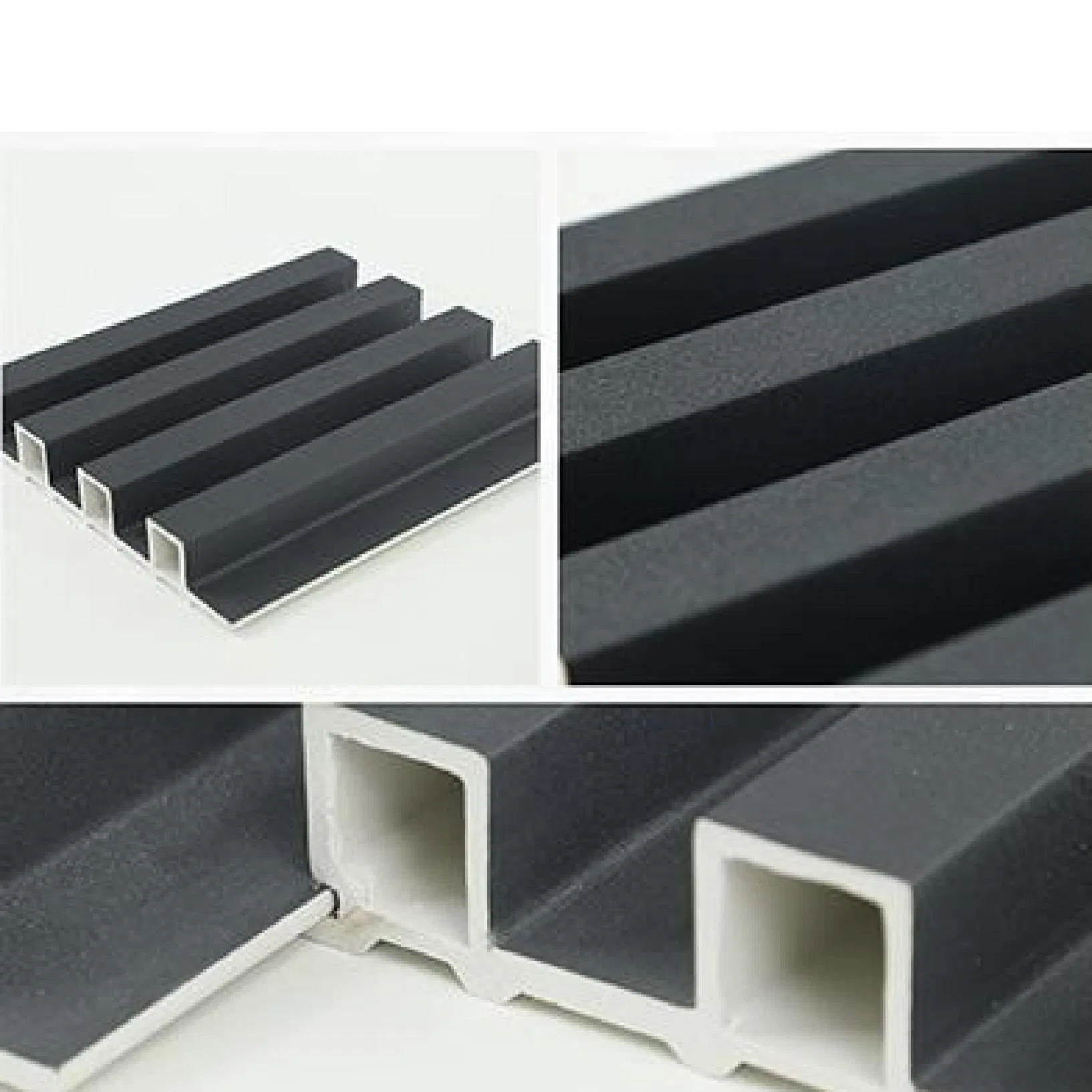 Waterproof Outdoor WPC (Wood Plastic Composite) Tube for Exterior Wall Decoration for School Screen Fences Aluminum&Plastic