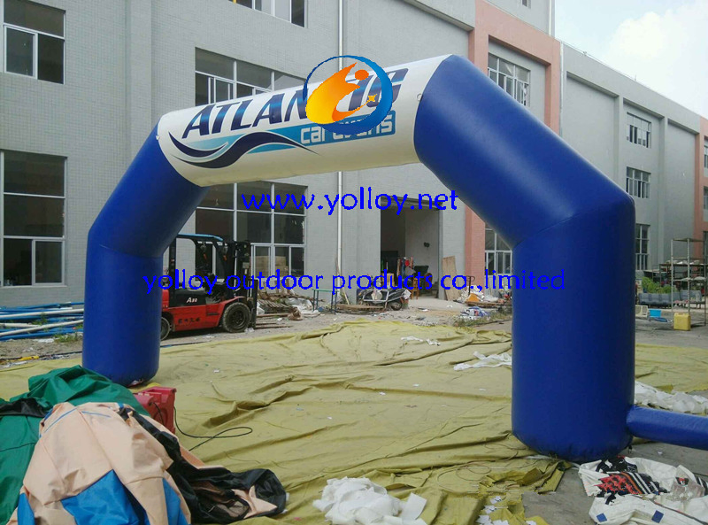 Reusable Inflatable Arch with Removable Banner
