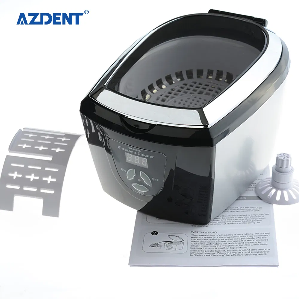 OEM Dental Ultrasonic Washer Portable Stainless Tank Jewelry Glasses Household Denture Ultrasonic Cleaner
