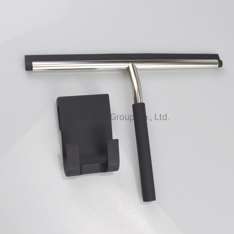 Table Cleaning Wiper Metal Squeegee Stainless Steel Window Squeegee Cleaner with Hook