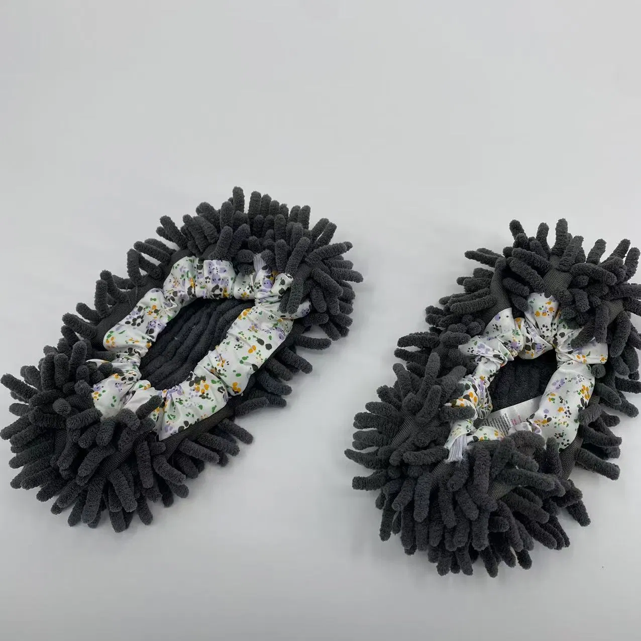 Washable Mop Shoe Cover, Multifunction Chenille Dust Mop Shoes Slippers Floor Cleaning Shoes Cover for Home