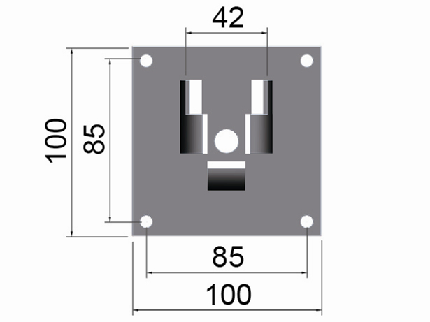 Aluminium Side Plate Bracket Motor Bracket