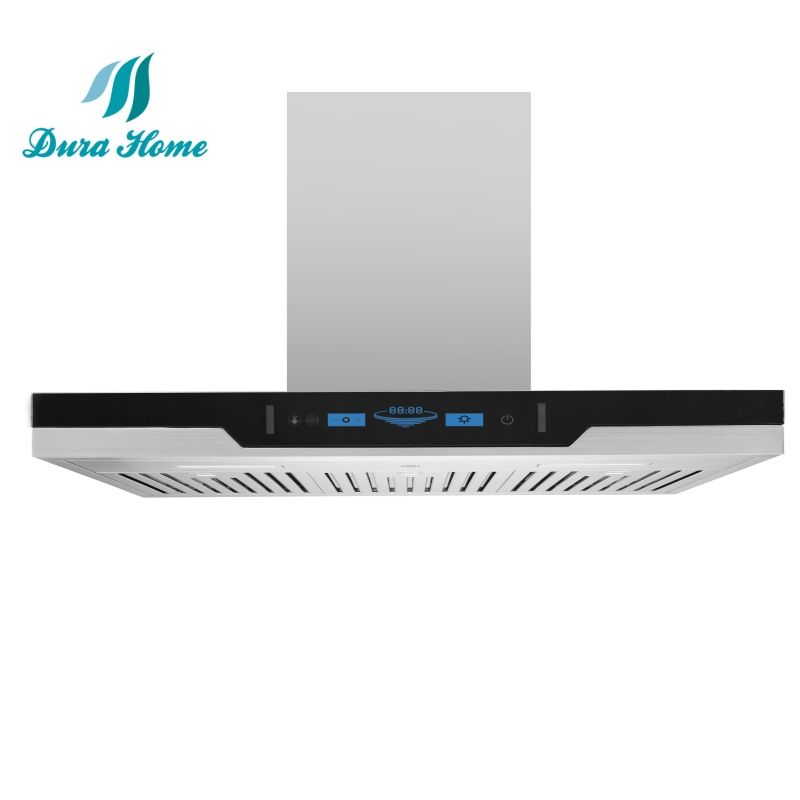 Island Range Hood Kitchen Hood Cooker Hood in Stainless Steel, 110V, 90-250W Power