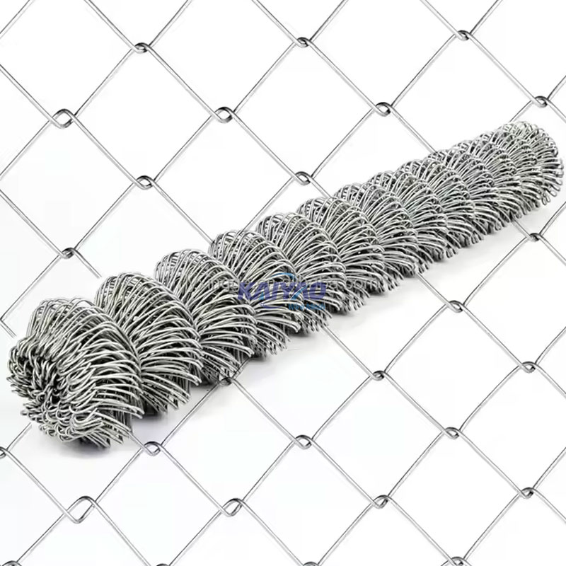 Flexible Diamond Mesh Fence Chain Link Wire for Construction Site Barrier