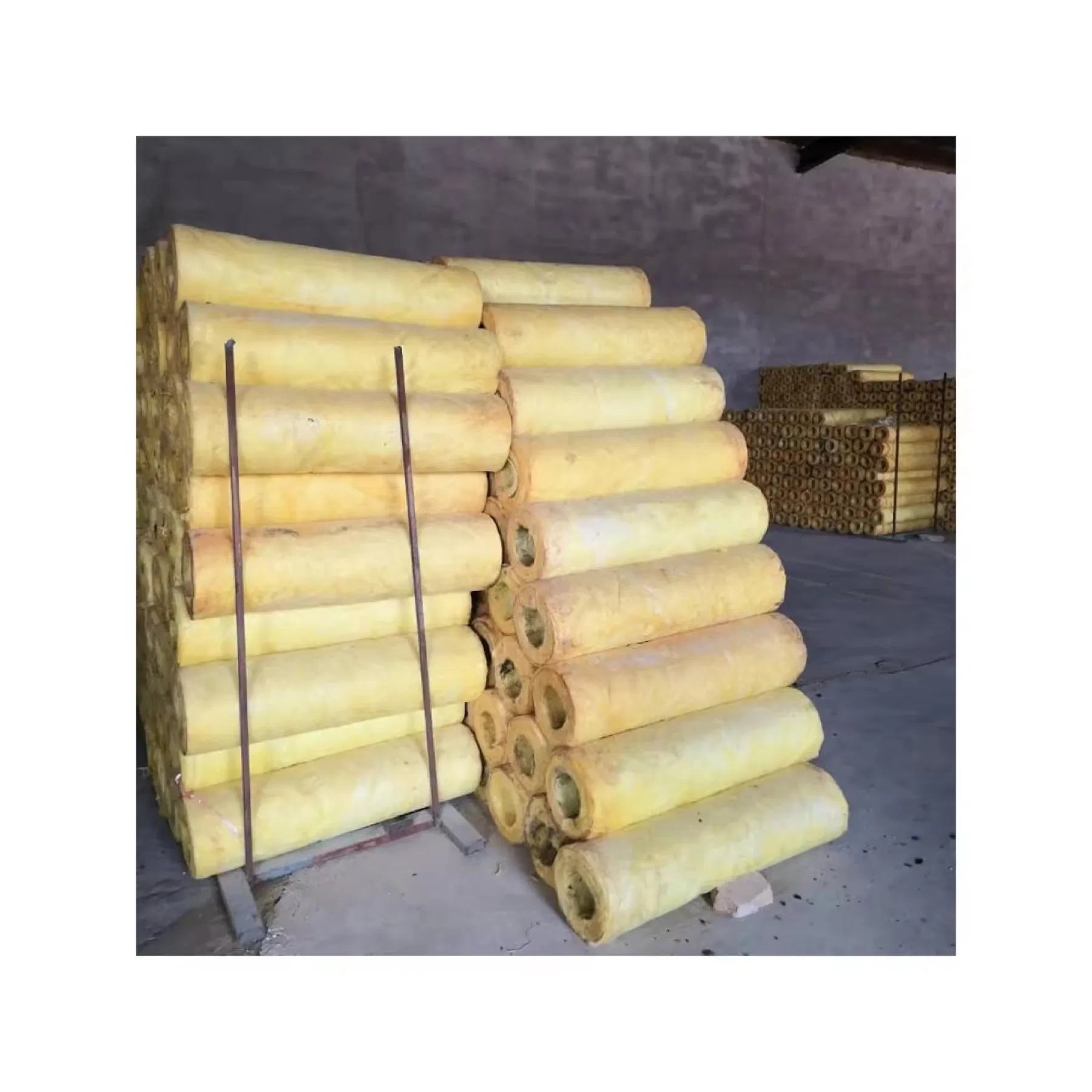 China Brand Sound Heat Insulation Waterproof Building Material Glass Wool Pipe