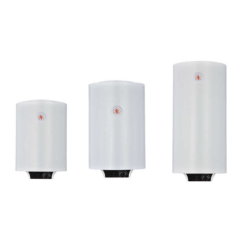 Europe White Steel Shell Rapid Fast Heating Thermometer Hot Water Cylinder Tank Boiler Electric Storage Water Heater