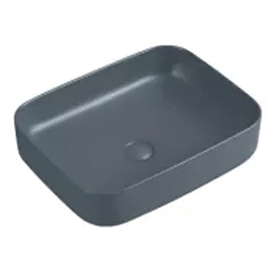 Colour Art Ceramic Basin Ceramic Bathroom Table Matt Blue Wash Basin Counter Top Basin Sink