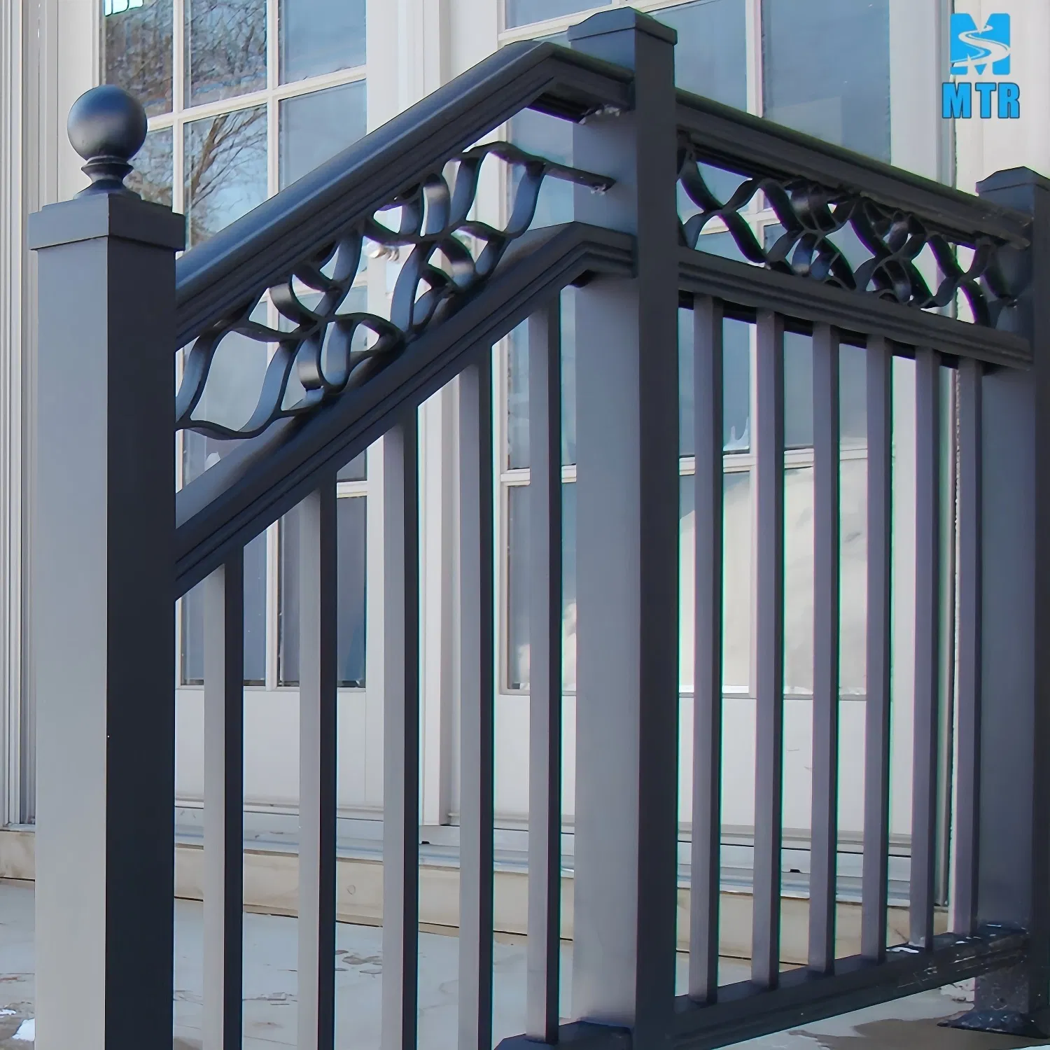Simple Design Handrail Balcony Balustrades Aluminum Handrail Fence Guardrail