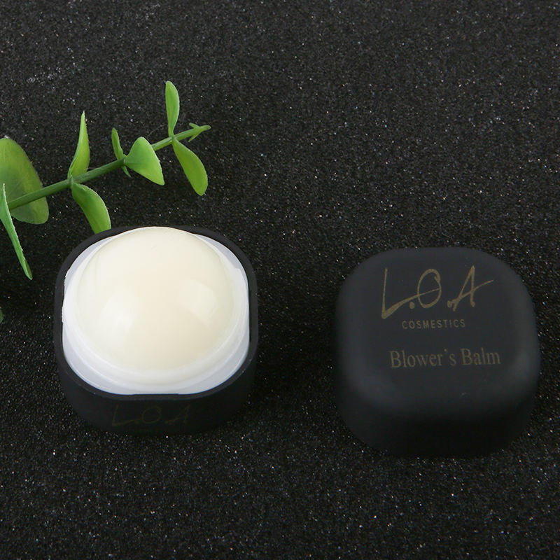 OEM Organic Vegan12-Hour Moisturizing Fragrance Free Lip Balm Round Ball Private Label Natural Plumping Lip Care Balm Chapstick