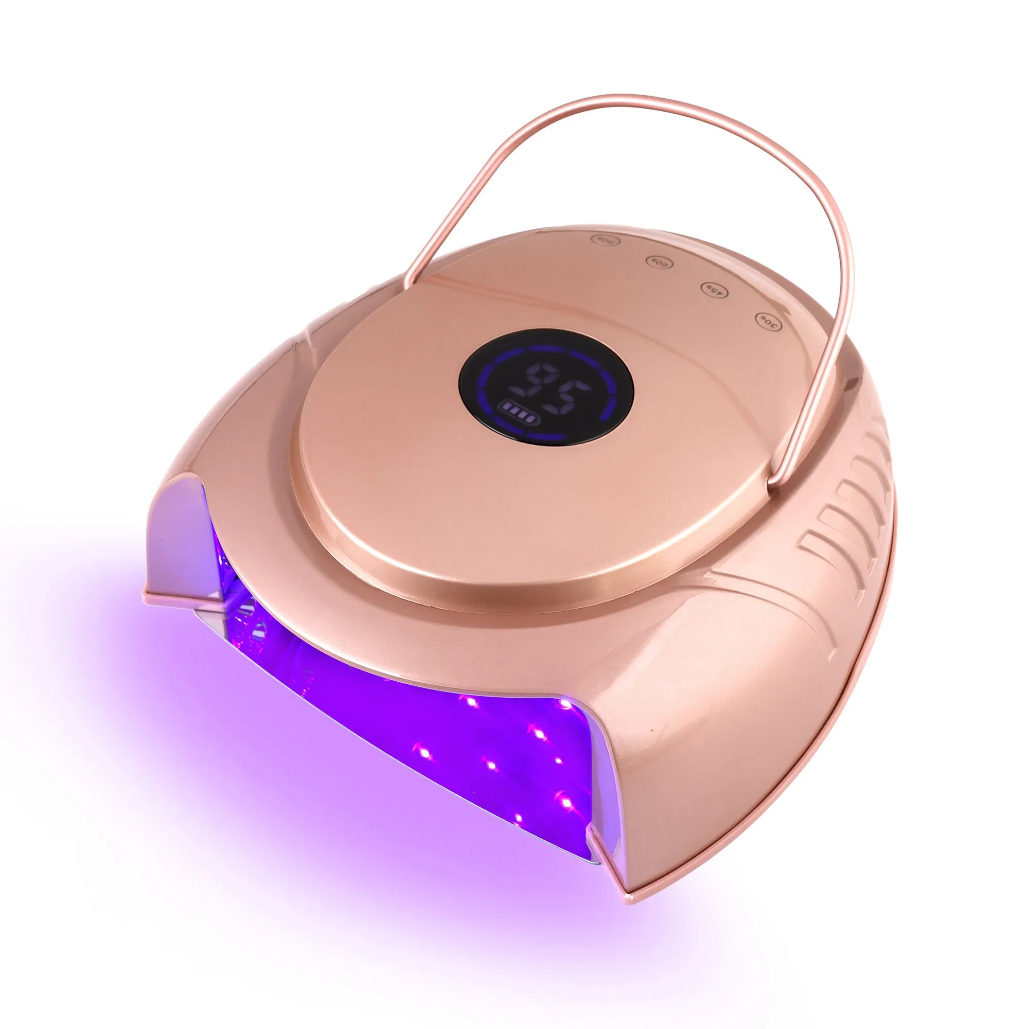 Professional Electric 64W Full Metal Wireless Nail Dryer Light LED Cordless Nail Lamp for Nail Salon Use