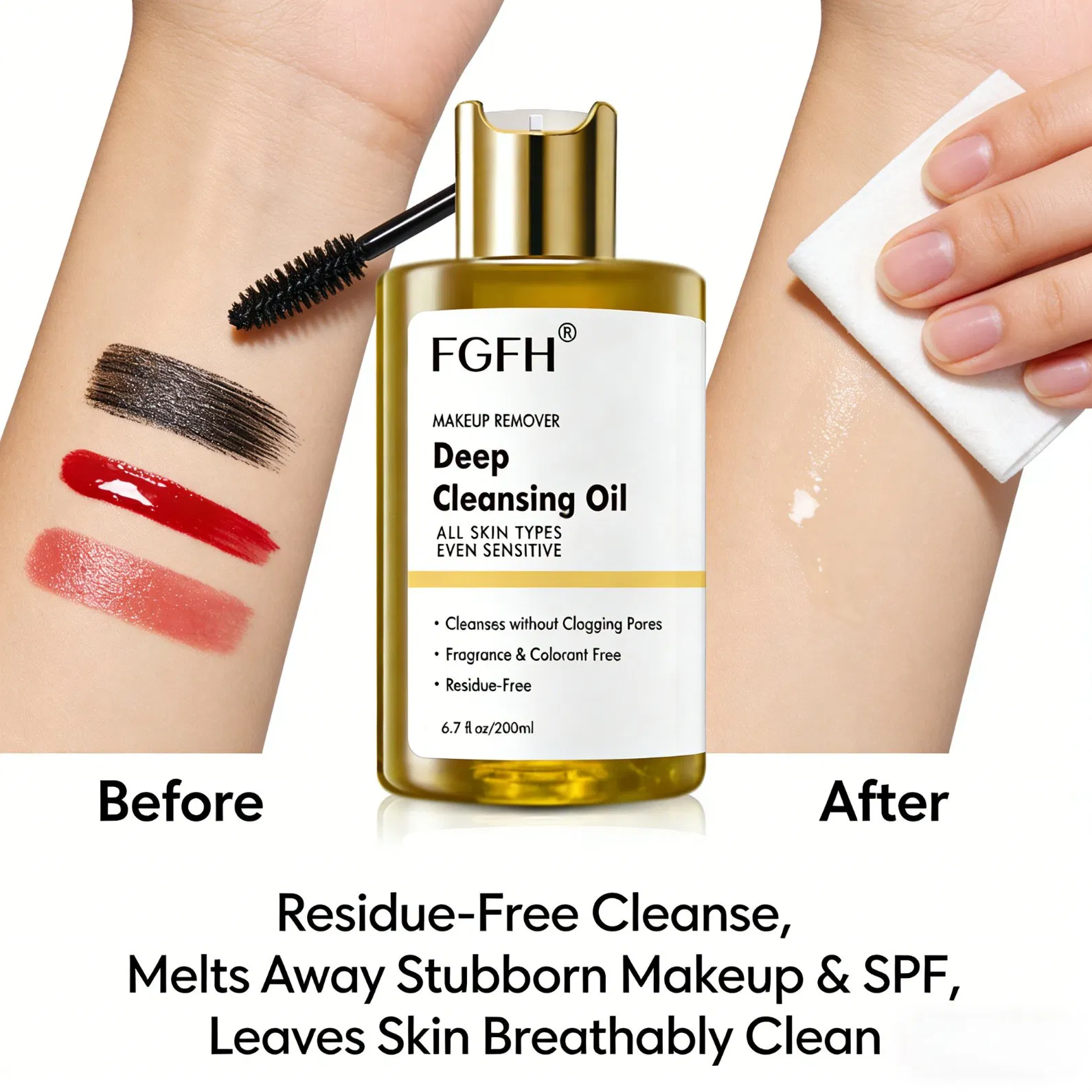 Wholesale Deep Cleansing Oil Control Hydration Acne Mild Makeup Remover Oil