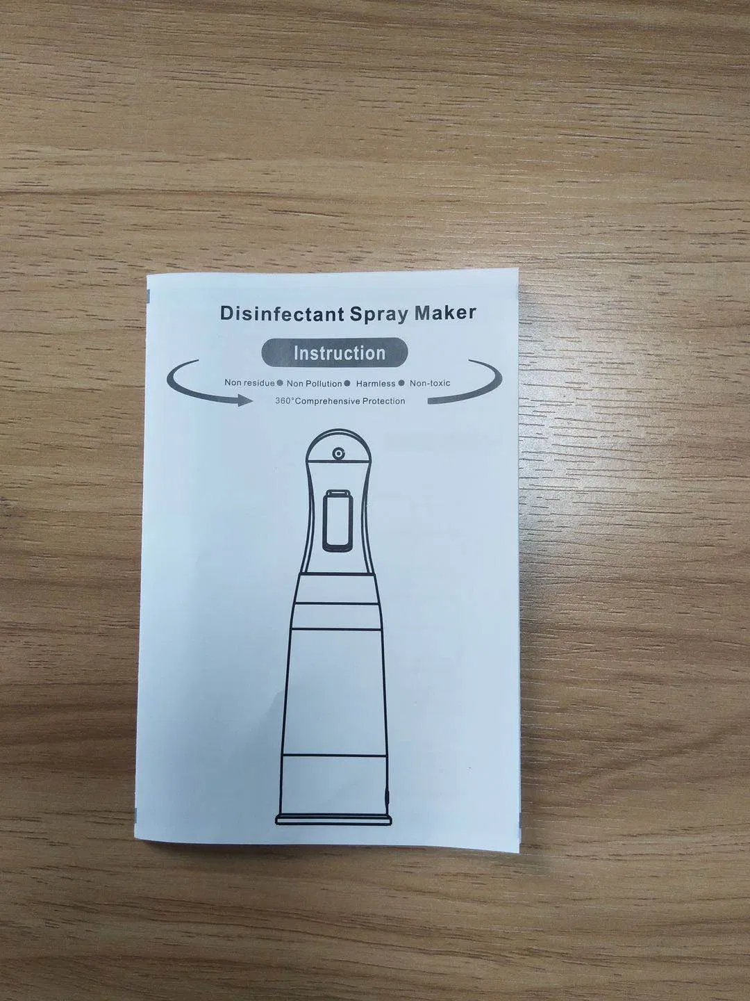 400ml Hypochlorous Acid Disinfectant Water Maker Portable Spray Sodium Hypochlorite Generator