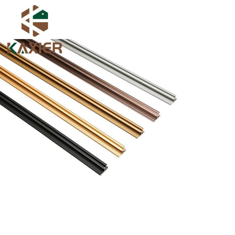 Wall Panel Profile for Sale Aluminum Anodize 8mm 6mm 4mm Black Silver Gold