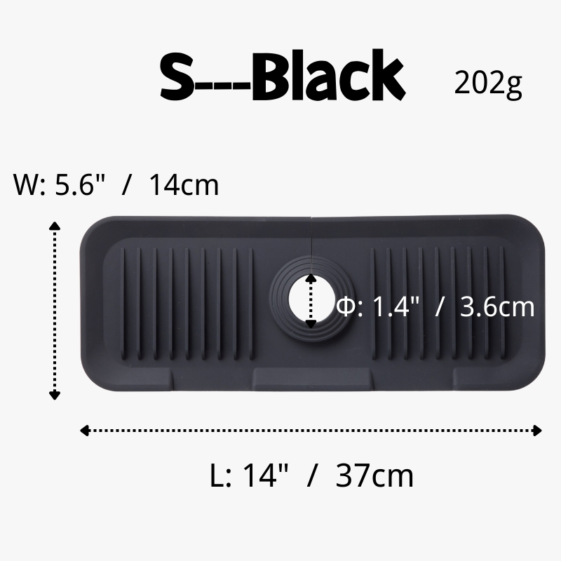 Kitchen Sink Splash Guard Faucet Handle Drip Catcher Tray