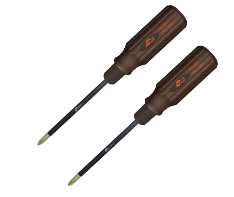 Horn Hot Sale Mini Screwdriver with Black Handle Multi Function Phillips Flat Screw Driver