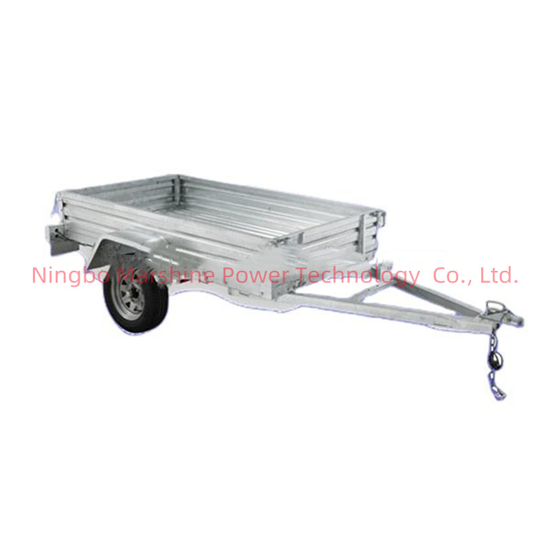 Metal Caravan and Camper Sheet Metal Cart with Chassis and Tray